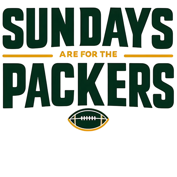 Sundays Are For The Packers DTF Prints