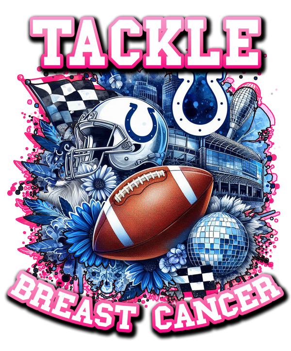 Tackle Breast Cancer DTF Prints