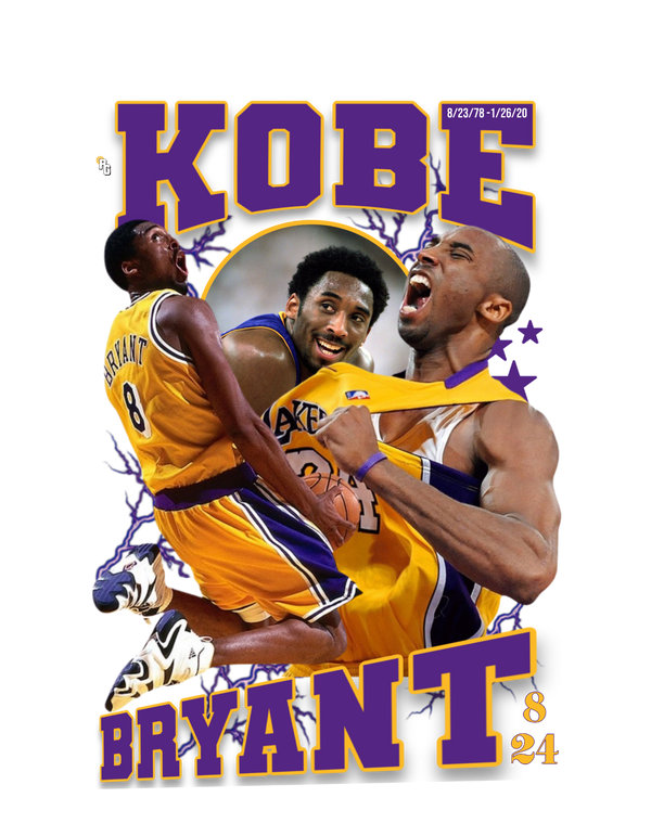 Kobe Bryant DTF Print